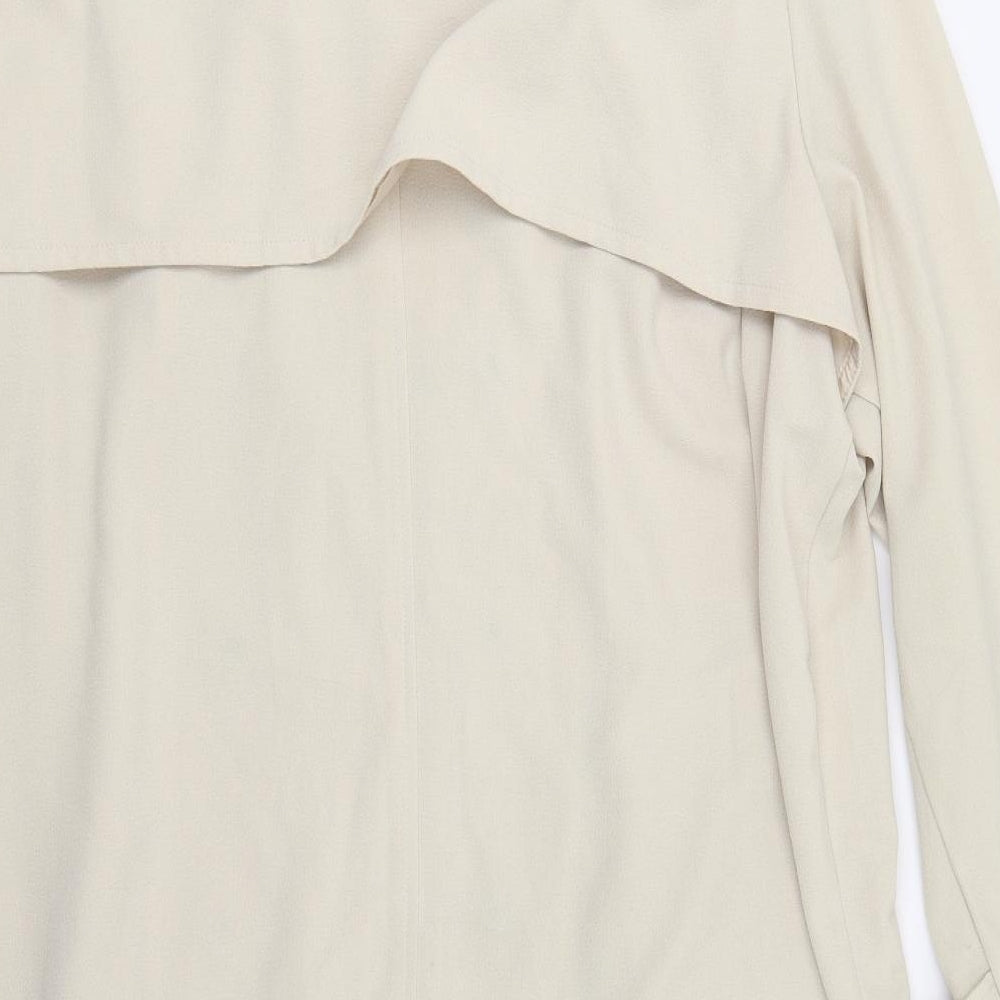 Marks and Spencer Womens Beige   Overcoat Coat Size 22