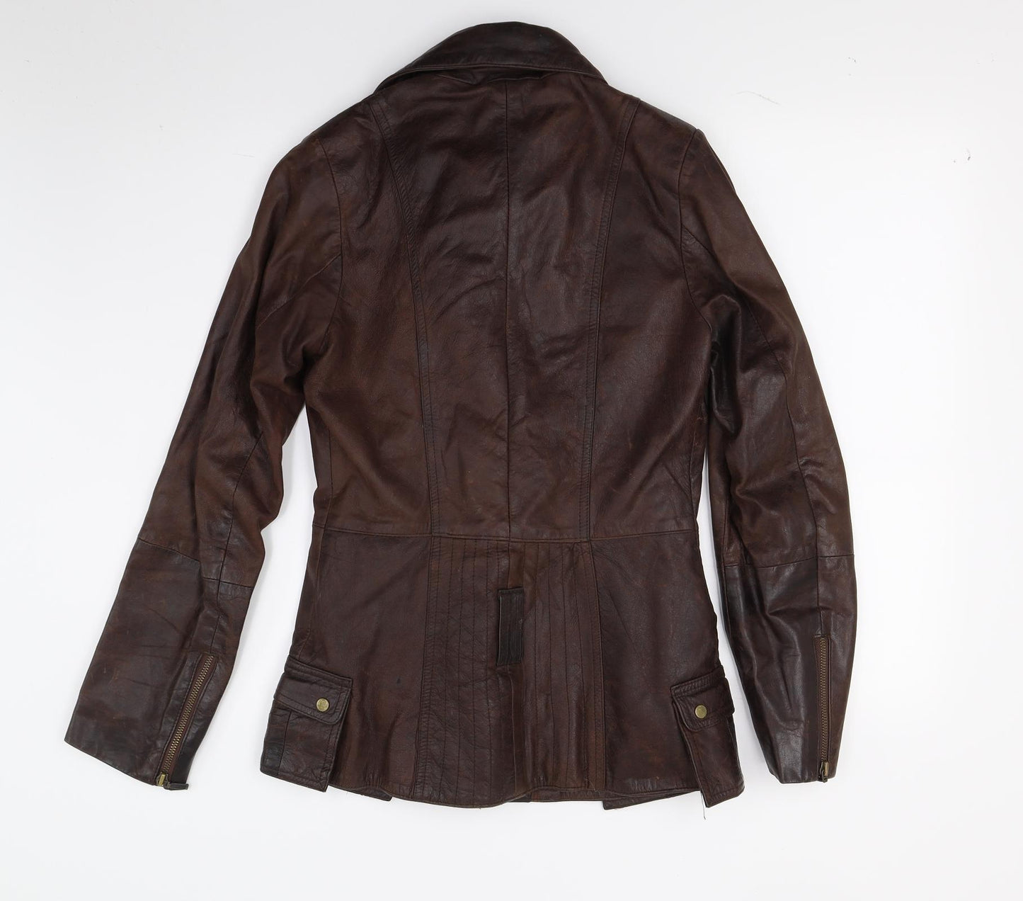 Helium Womens Brown   Biker Coat Size 10