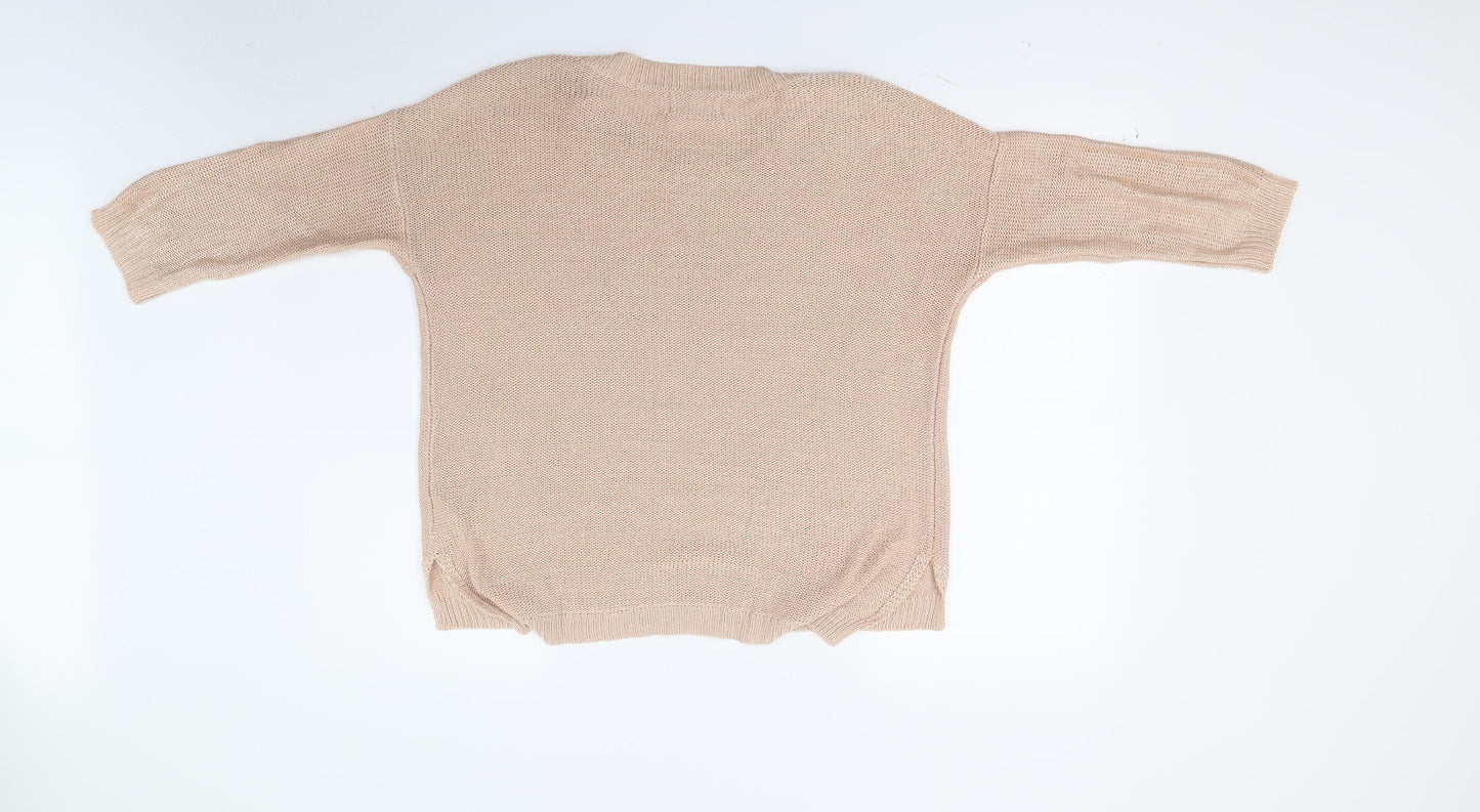 New Look Womens Beige   Pullover Jumper Size 10