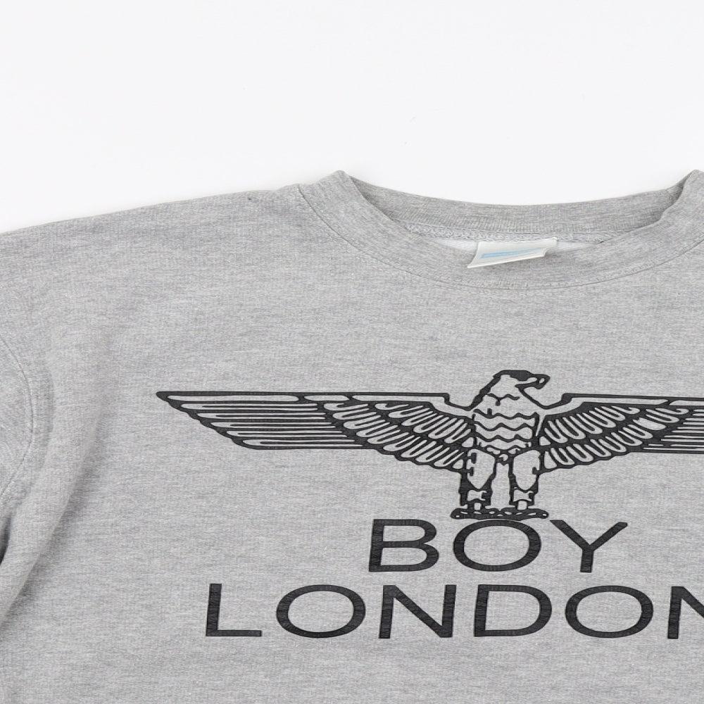 Famona Mens Grey   Pullover Sweatshirt Size XS  - Boy London