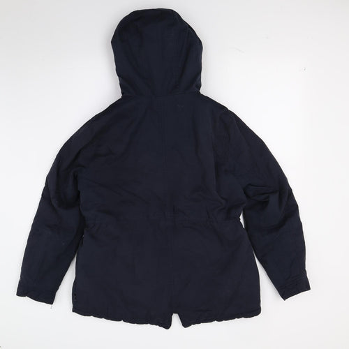New Look Womens Blue   Overcoat Coat Size 12