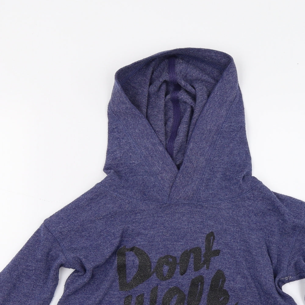 H&M Girls Blue   Pullover Hoodie Size 10-11 Years  - Dance
