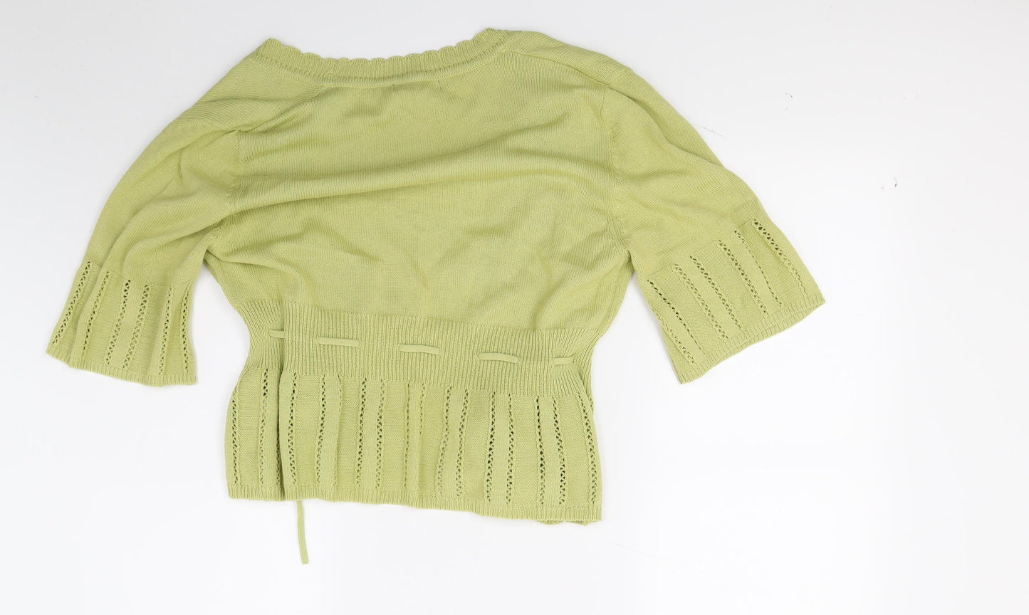 George Womens Green   Wrap Jumper Size 14