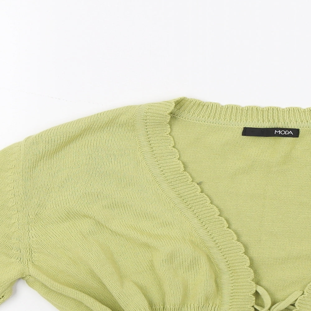 George Womens Green   Wrap Jumper Size 14