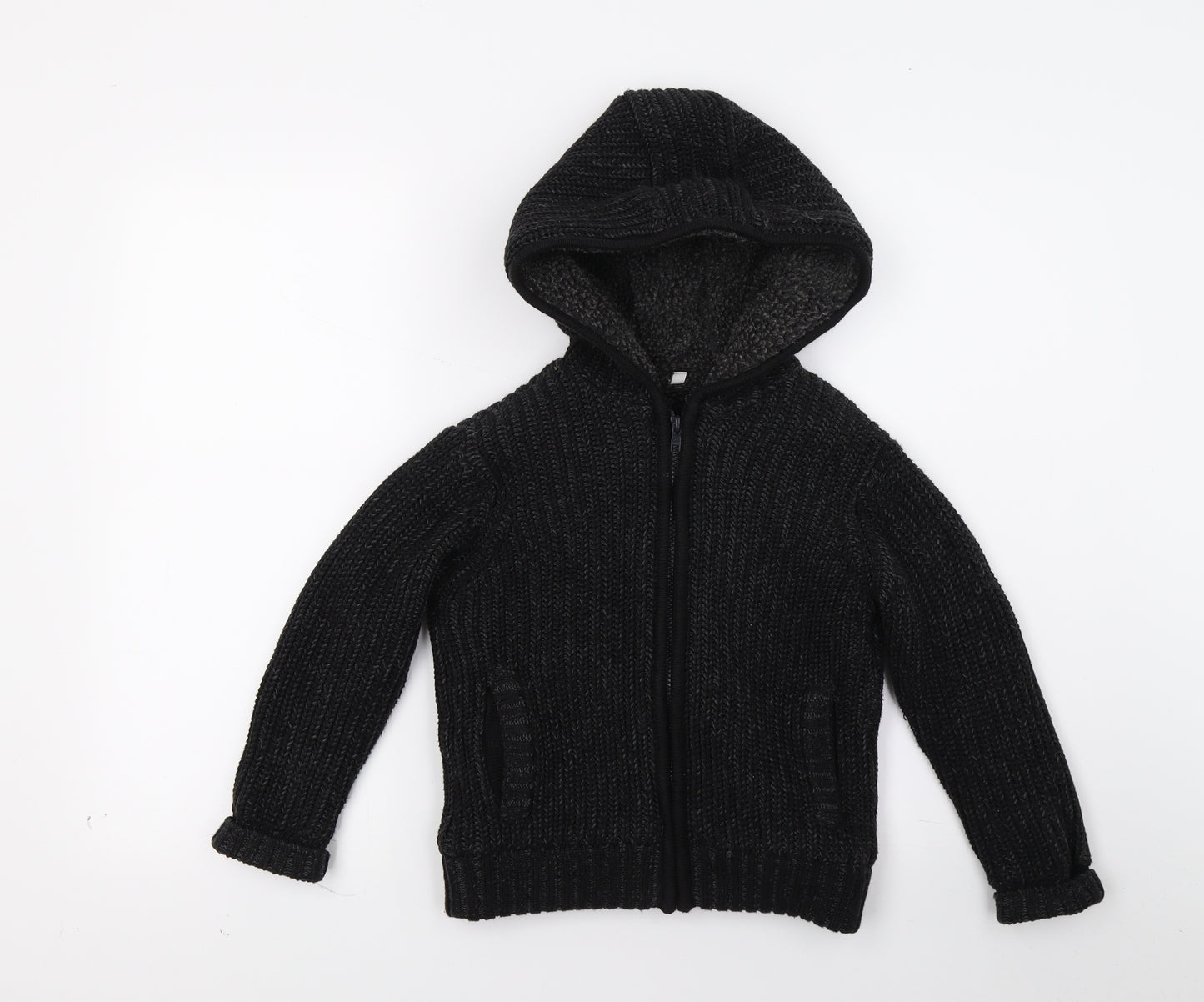 Marks and Spencer Boys Black   Jacket Coat Size 5-6 Years