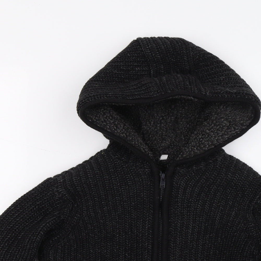 Marks and Spencer Boys Black   Jacket Coat Size 5-6 Years