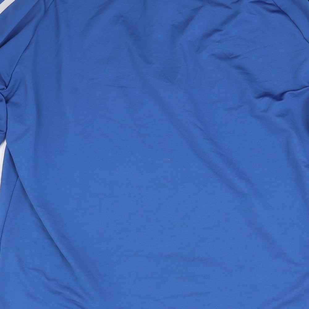 adidas Mens Blue   Full Zip Sweatshirt Size S