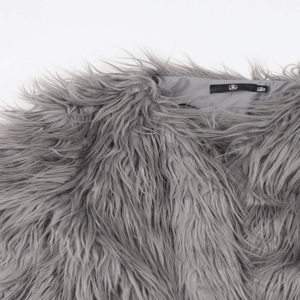 Missguided Womens Grey   Jacket Coat Size 12