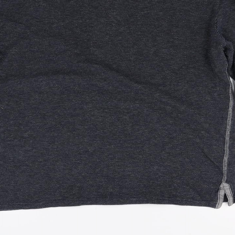 Twisted Soul Mens Blue    Polo Size M