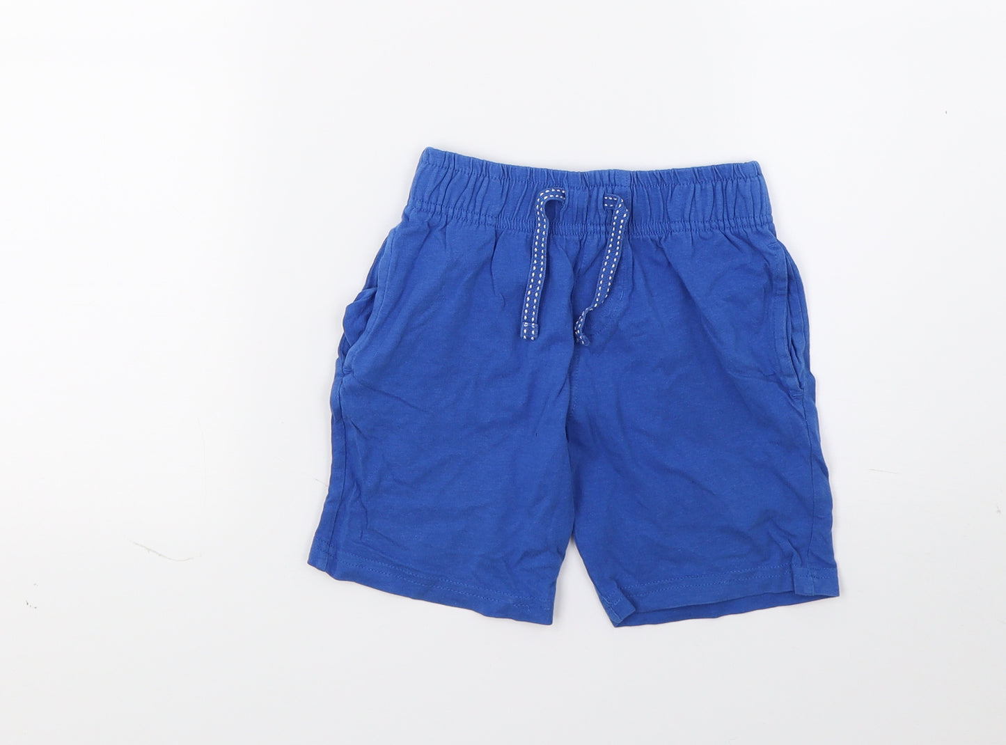 pEP&CO Boys Blue  Jersey Bermuda Shorts Size 4-5 Years