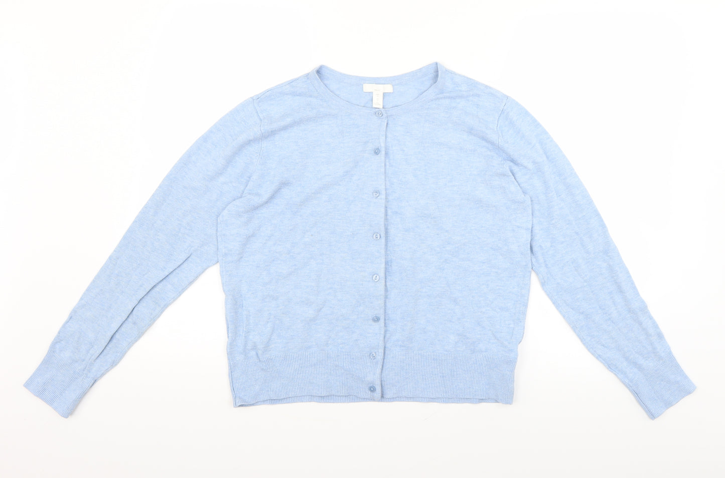 H&M Womens Blue   Cardigan Jumper Size S