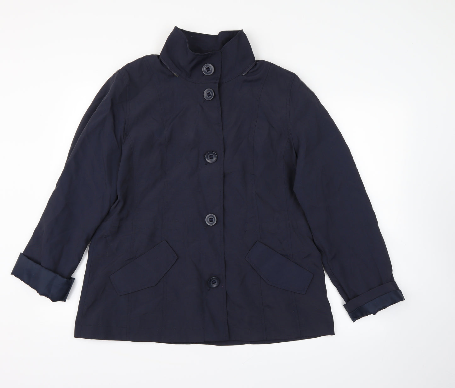 Marks and Spencer Womens Blue   Jacket Coat Size 16