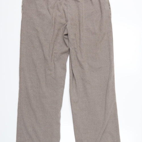 NEXT Womens Brown   Trousers  Size 12 L27.5 in
