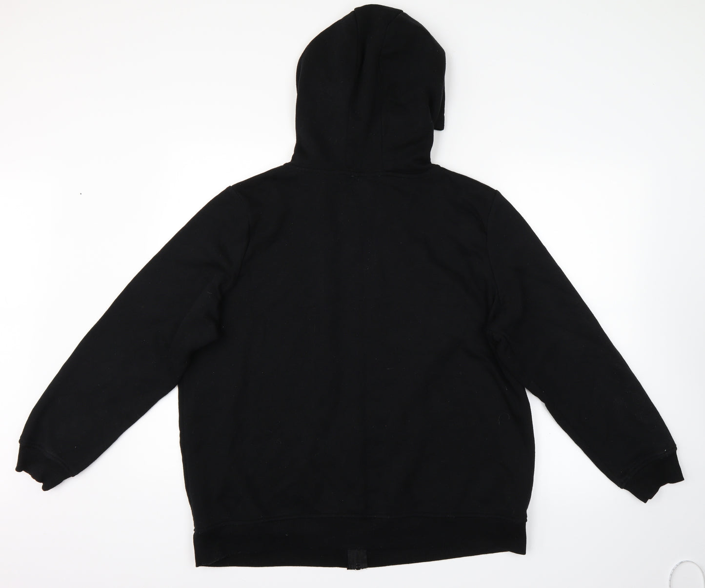 Primark Womens Black   Full Zip Hoodie Size 20