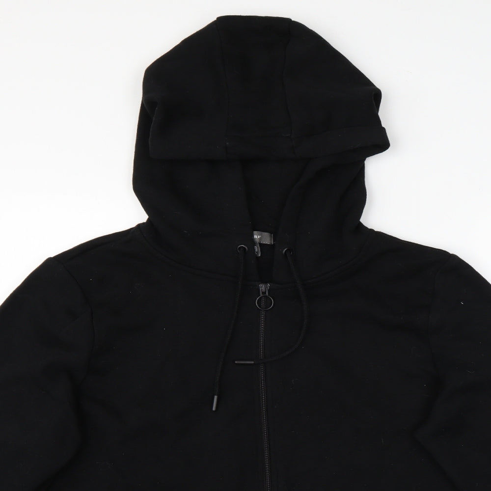 Primark Womens Black   Full Zip Hoodie Size 20