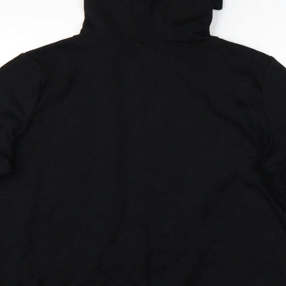 Primark Womens Black   Full Zip Hoodie Size 20