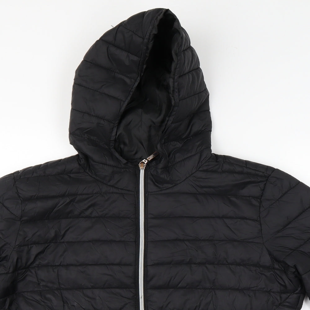 NEWLOOK Girls Black   Basic Coat Coat Size 12-13 Years