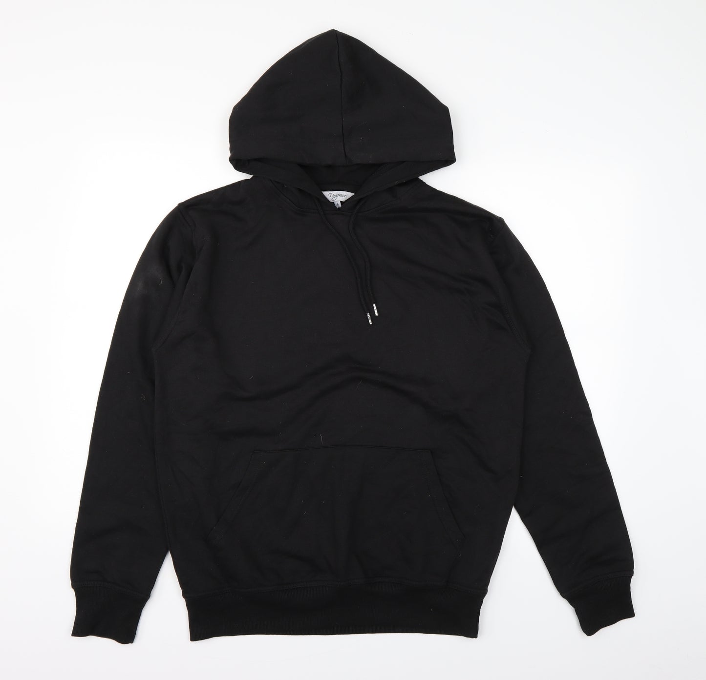 umgang Womens Black   Henley Hoodie Size L