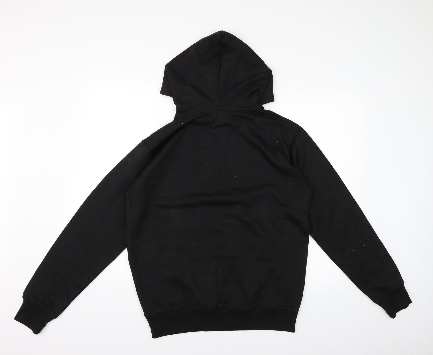 umgang Womens Black   Henley Hoodie Size L