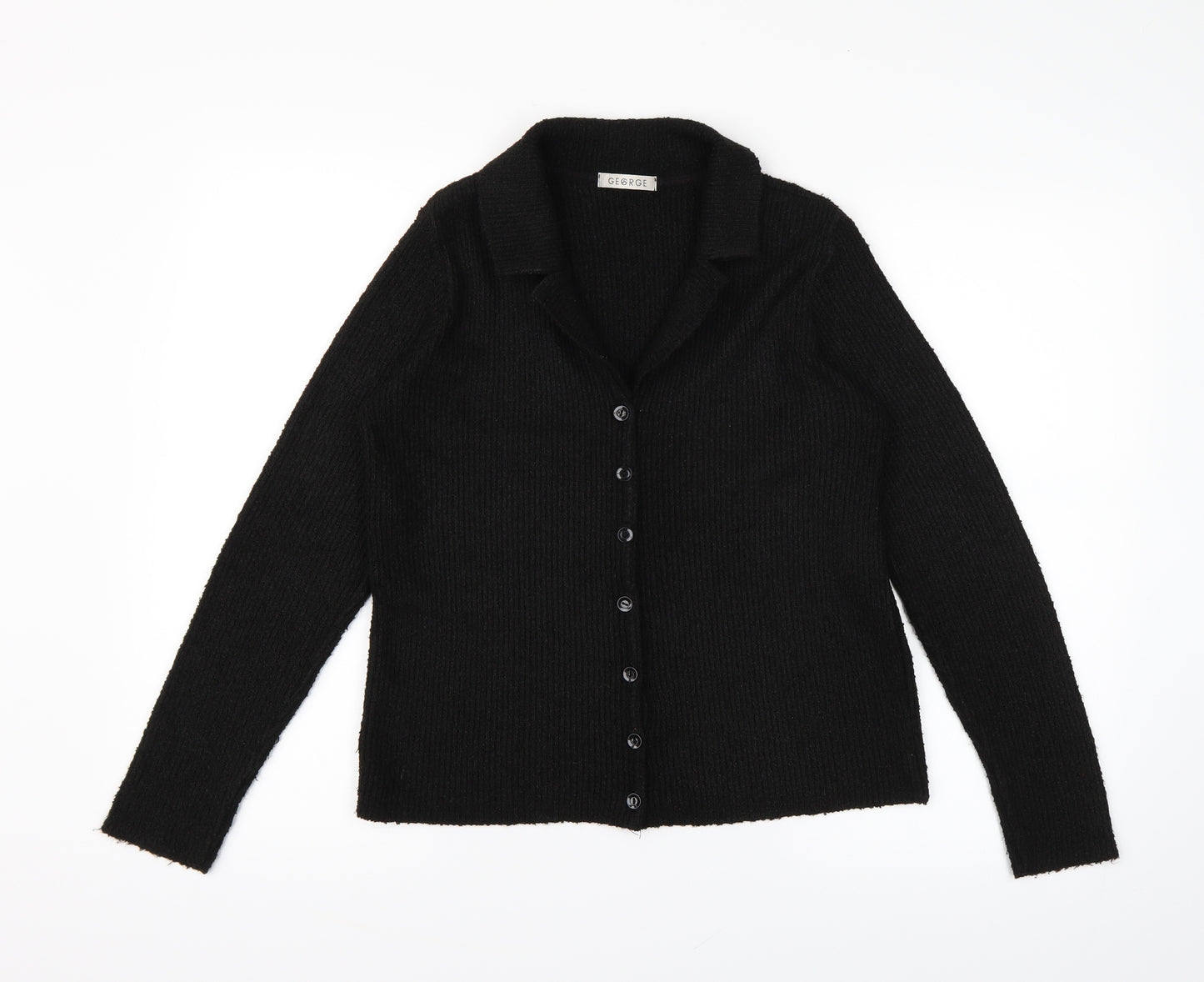 George Womens Black   Cardigan Jumper Size 12