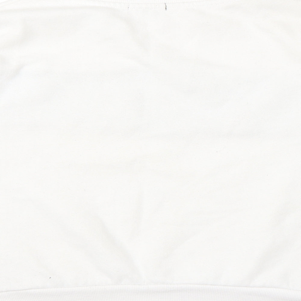 Primark Girls White   Pullover Jumper Size 11-12 Years