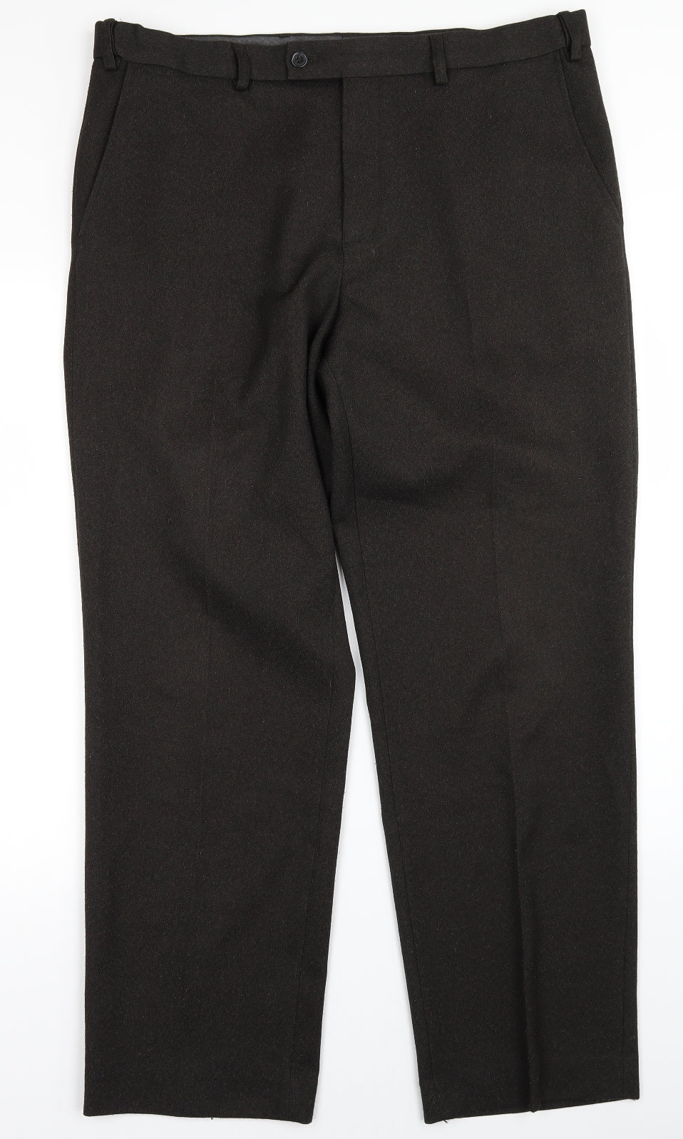 Marks & Spencer Mens Brown   Trousers  Size 36 L29 in