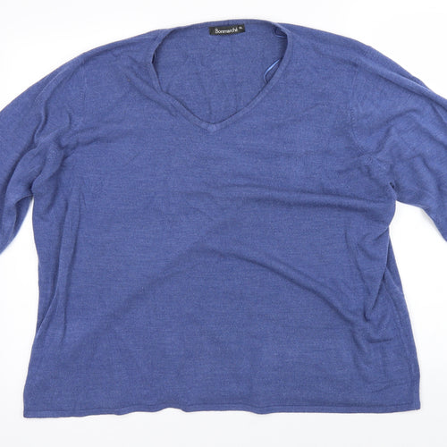 Bonmarché Mens Blue   Pullover Jumper Size XL
