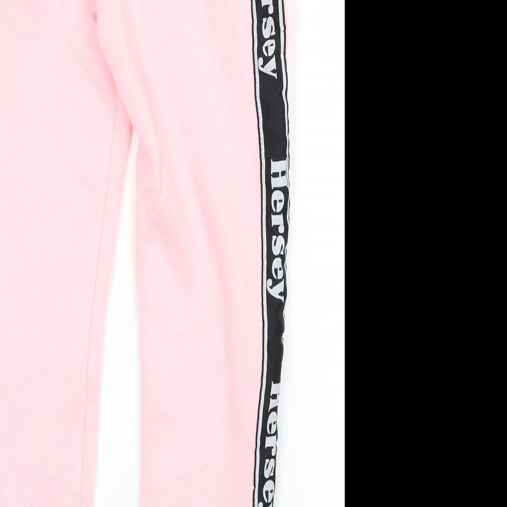 Hersey Girls Pink   Sweatpants Trousers Size 12-13 Years