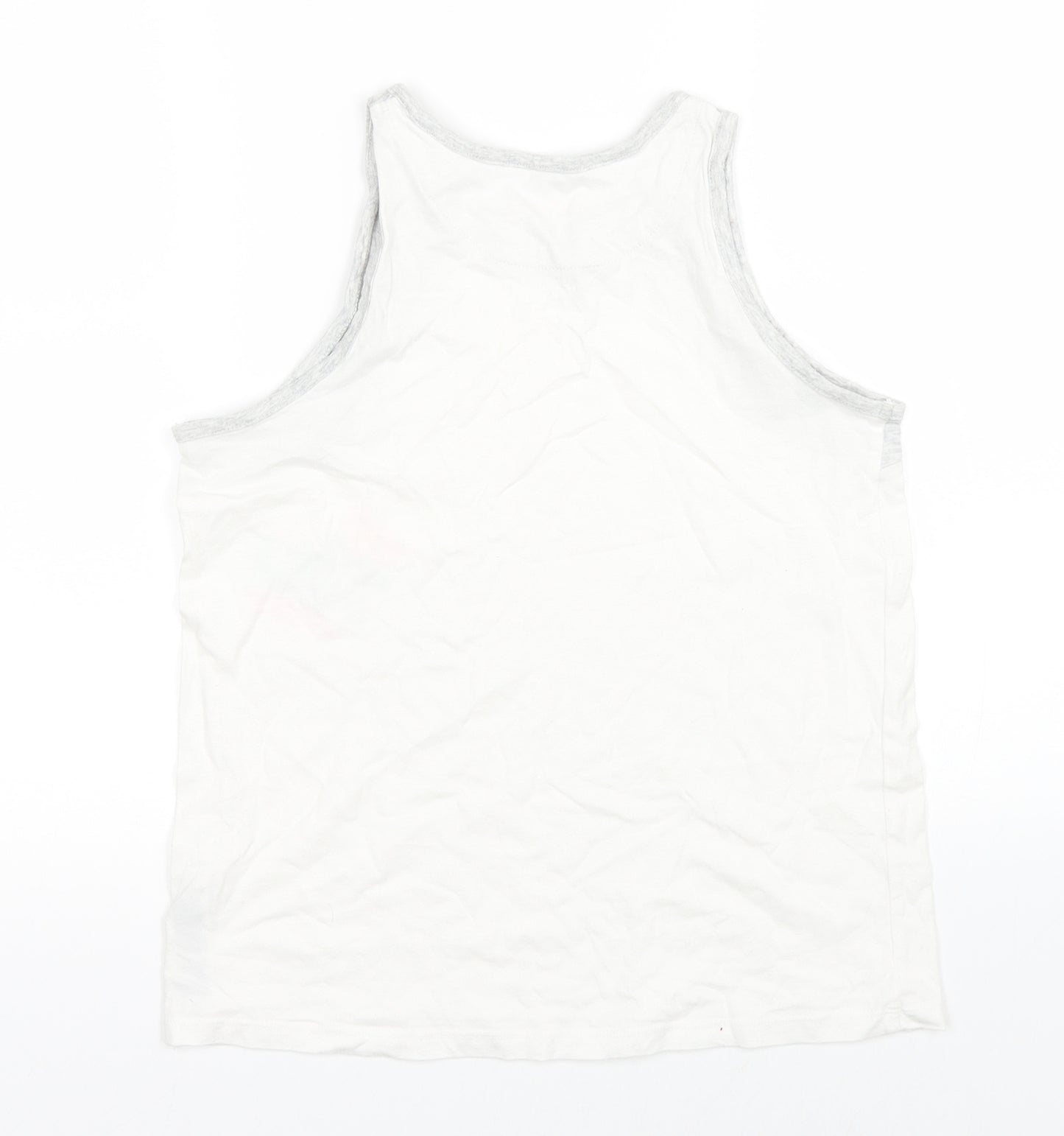 Marks & Spencer Girls White   Basic Tank Size 12-13 Years