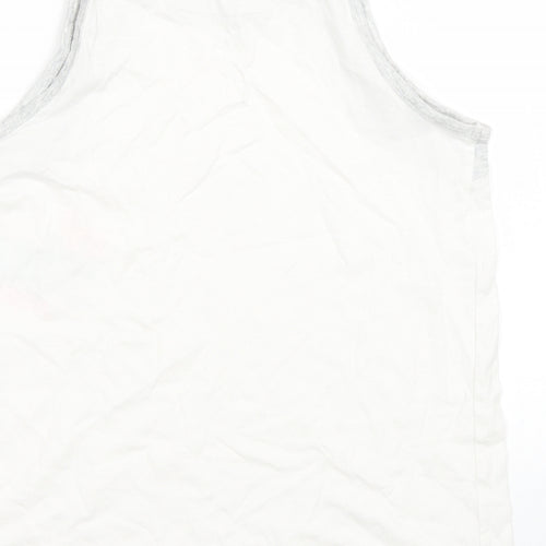 Marks & Spencer Girls White   Basic Tank Size 12-13 Years