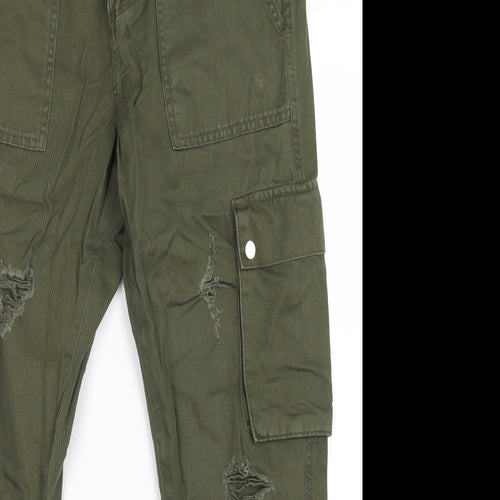 New Look Womens Green   Trousers  Size 14 L27 in