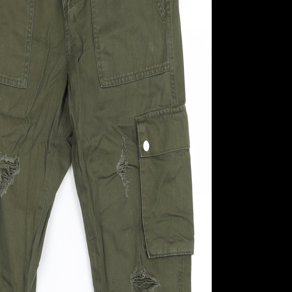 New Look Womens Green   Trousers  Size 14 L27 in