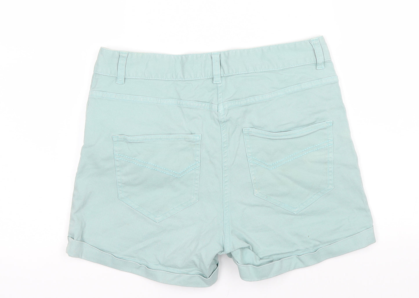 Johnnie B Mens Green  Denim Cargo Shorts Size 28