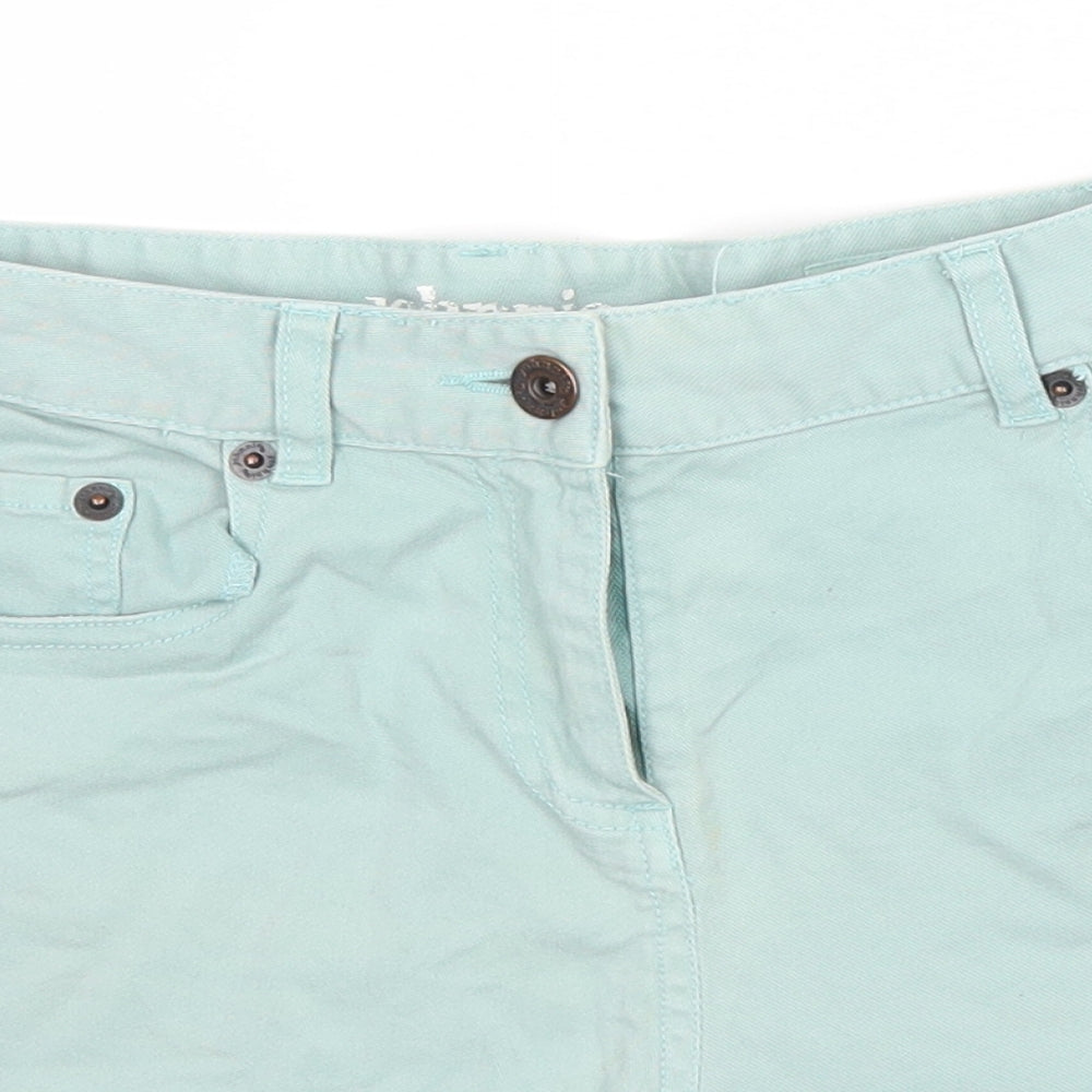 Johnnie B Mens Green  Denim Cargo Shorts Size 28