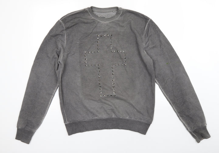 Cedar Wood State Mens Grey   Pullover Jumper Size M