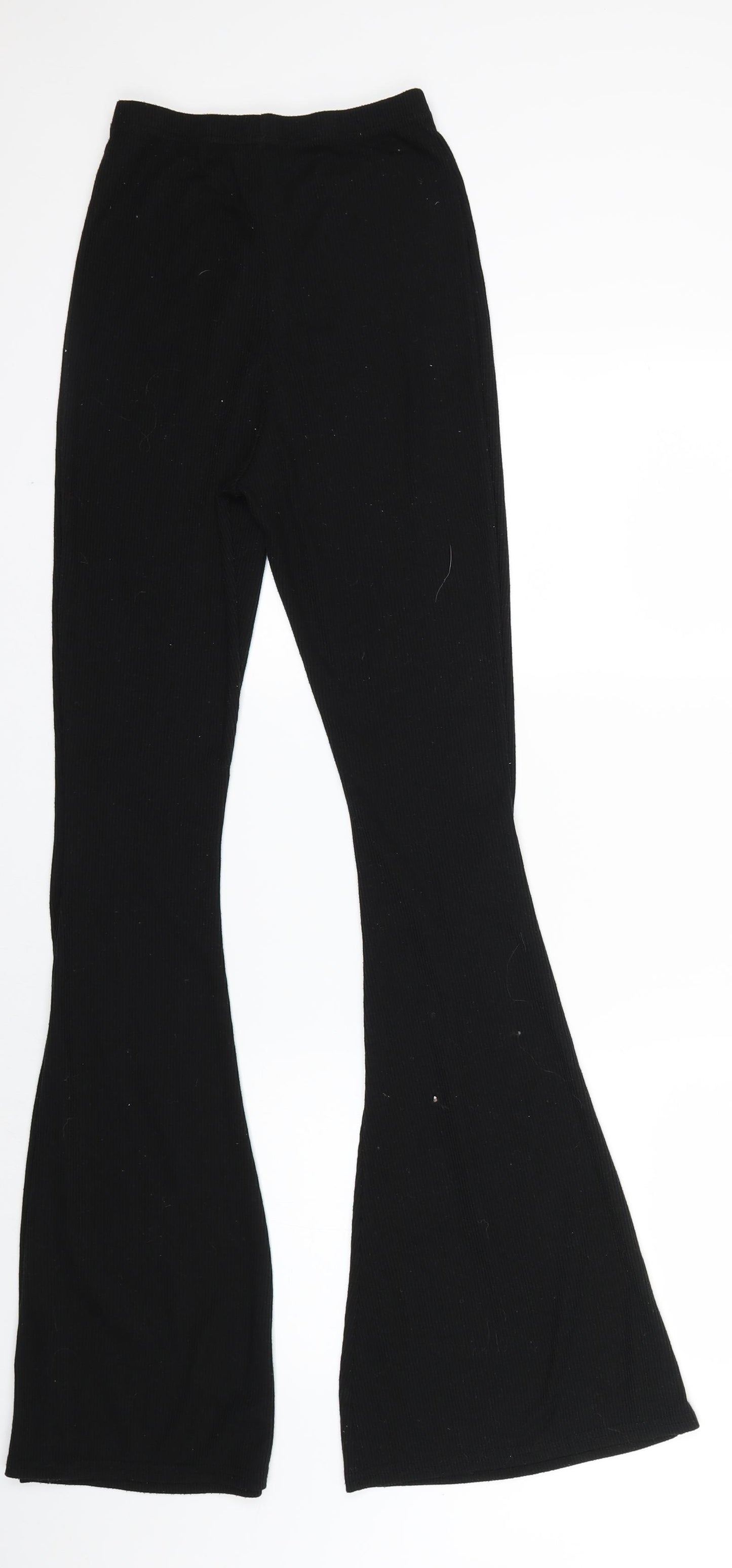 Pretty Little Thing Womens Black   Trousers  Size 6 L32 in