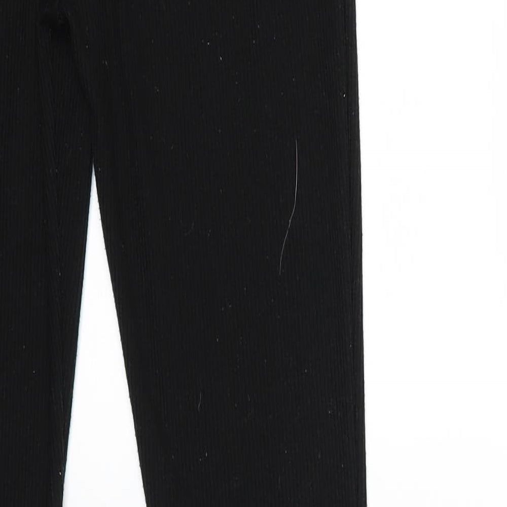 Pretty Little Thing Womens Black   Trousers  Size 6 L32 in