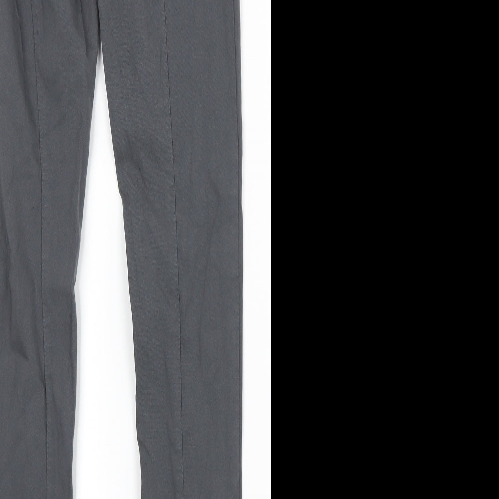 Primark Womens Grey   Dress Pants Trousers Size 4 L26 in