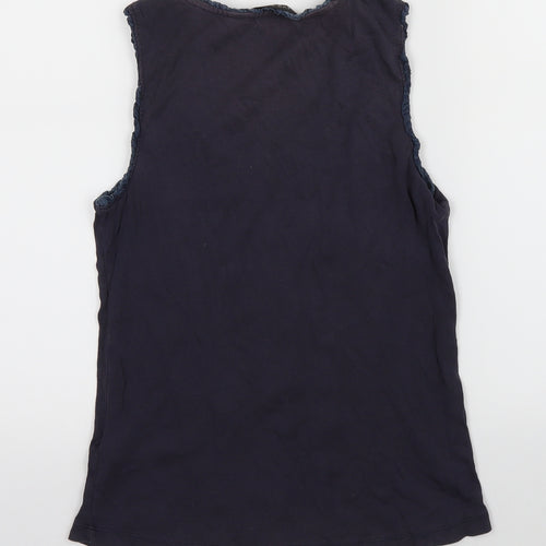 Great Plains Womens Blue   Basic Tank Size XS