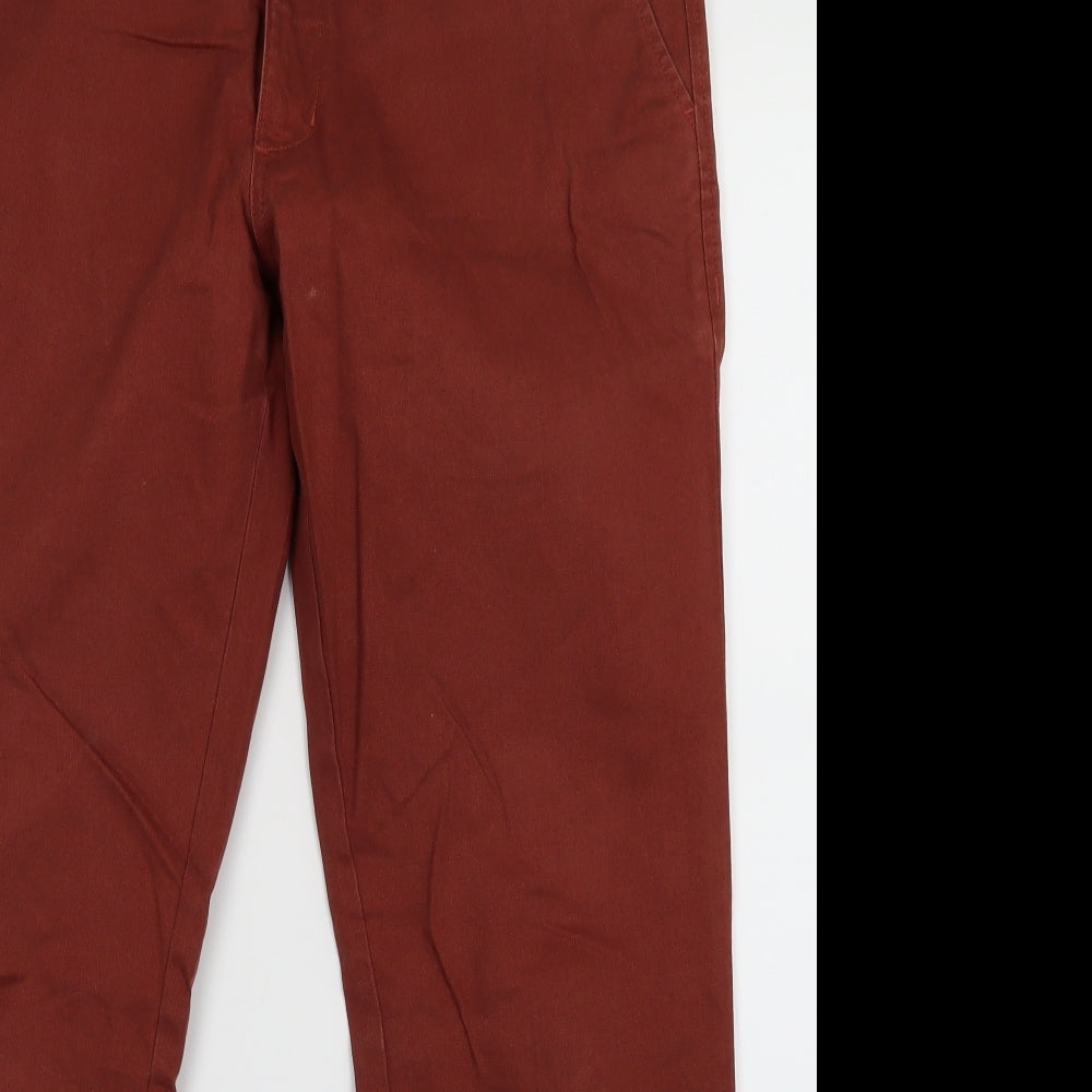 Parx Mens Red   Dress Pants Trousers Size 36 L30 in