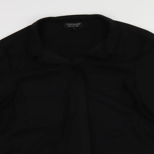 Topshop Womens Black   Cardigan Jumper Size 10