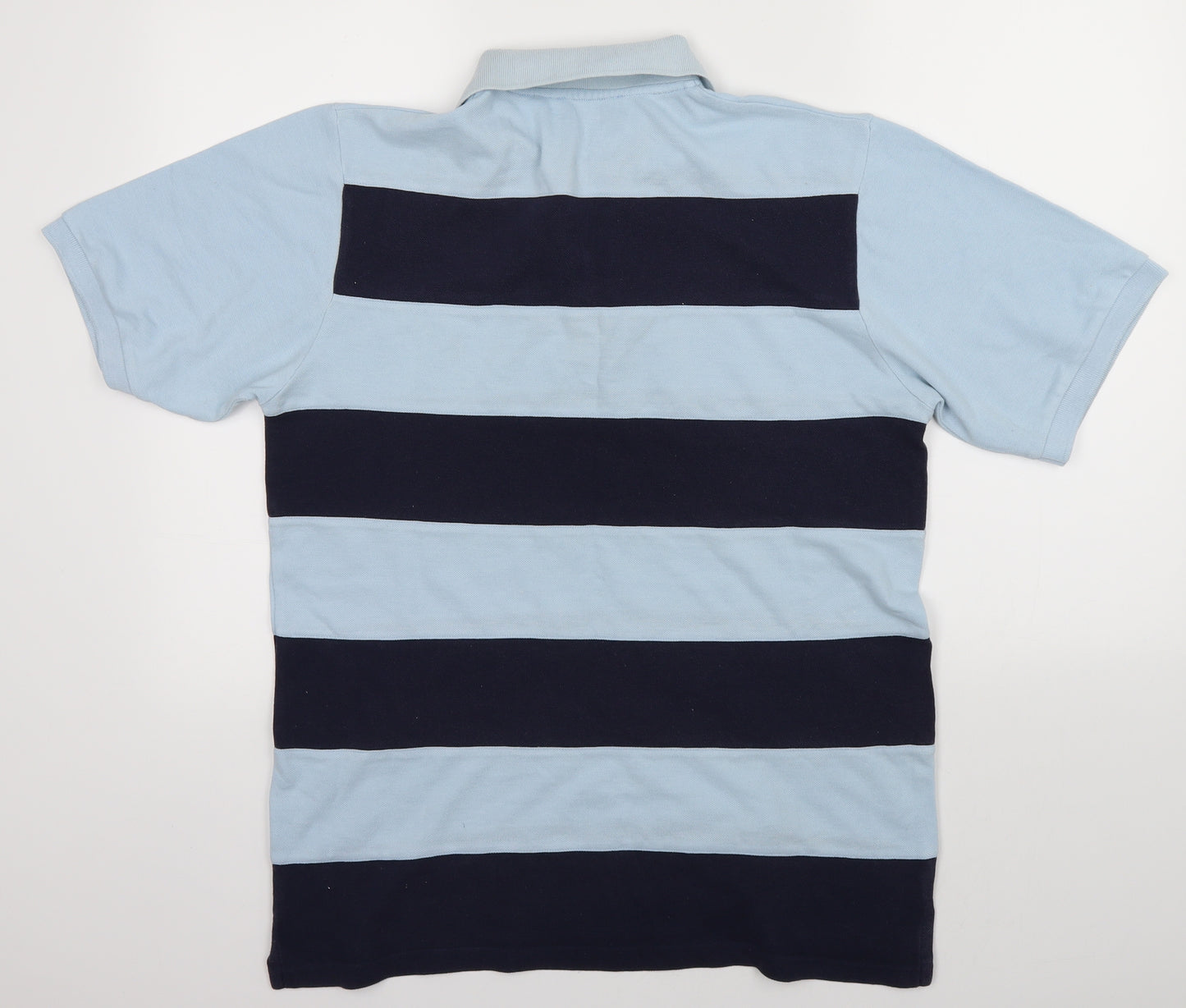Yves Saint Laurent  Mens Blue Striped   Polo Size M