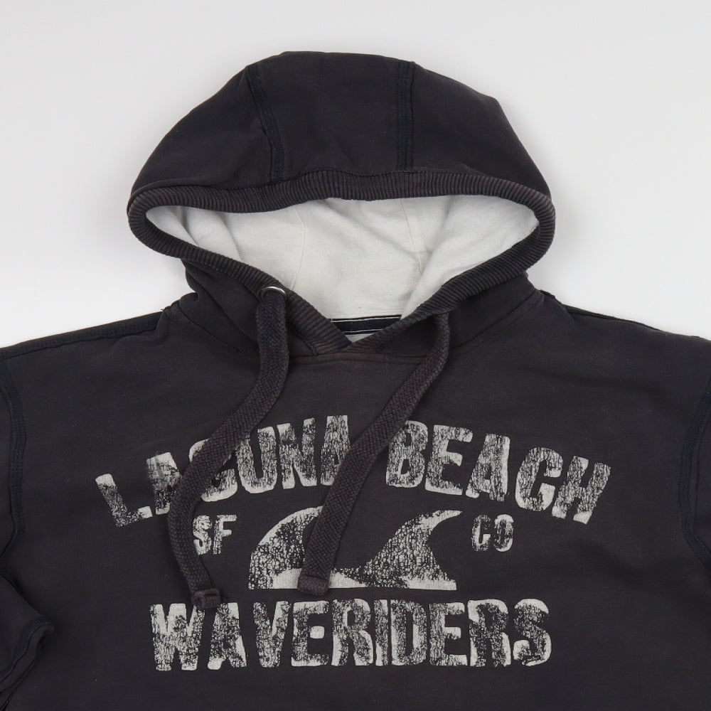 Easy Mens Blue   Pullover Hoodie Size M