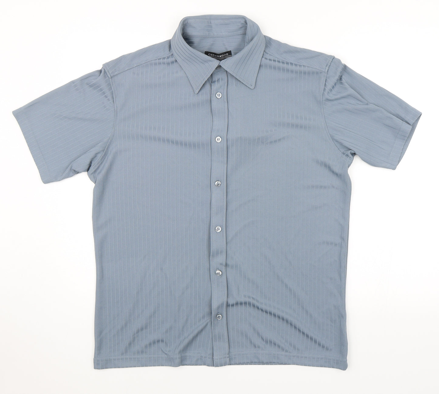 Cedar Wood State Mens Blue    Button-Up Size L