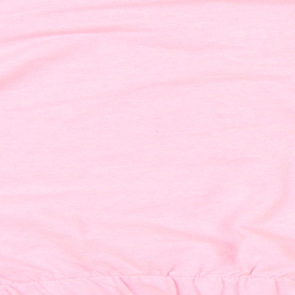 I SAW IT FIRST Womens Pink   Full Zip Jumper Size M  - cropped