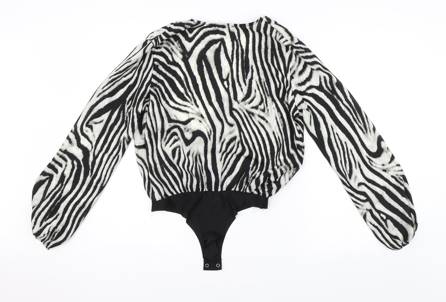 Nanaa Womens Multicoloured Animal Print  Bodysuit One-Piece Size 10
