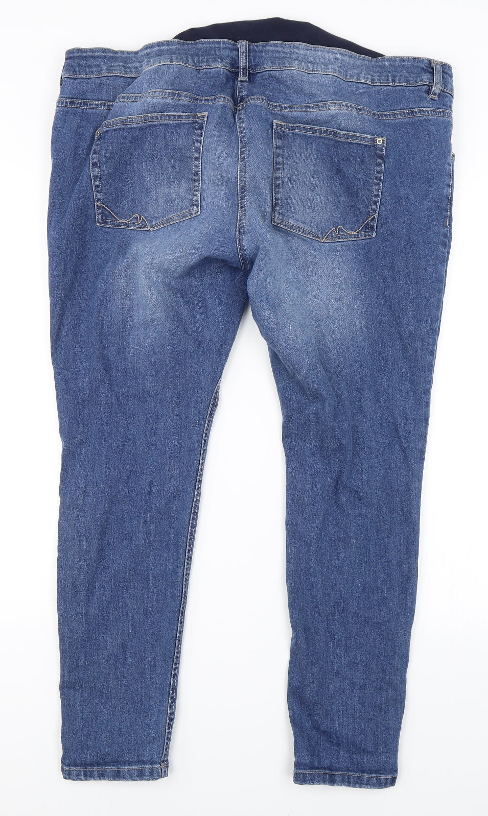 NEXT Womens Blue  Denim Skinny Jeans Size 16 L27 in