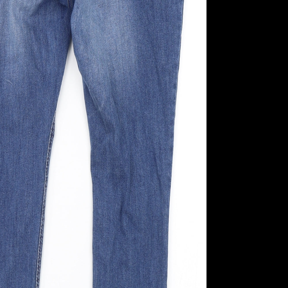 NEXT Womens Blue  Denim Skinny Jeans Size 16 L27 in