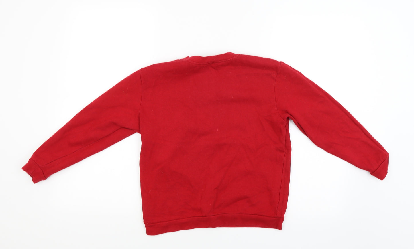 George Boys Red   Pullover Jumper Size 9-10 Years