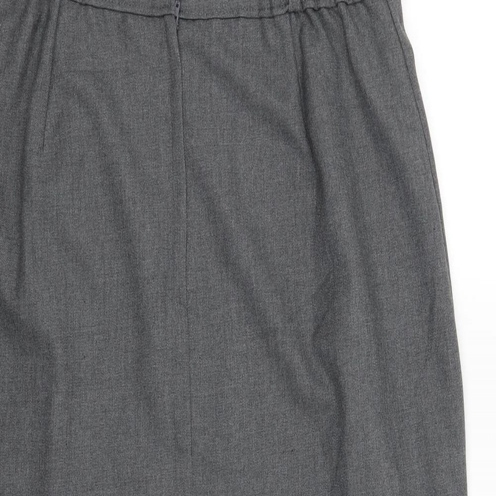 slimru Womens Grey   Straight & Pencil Skirt Size 16